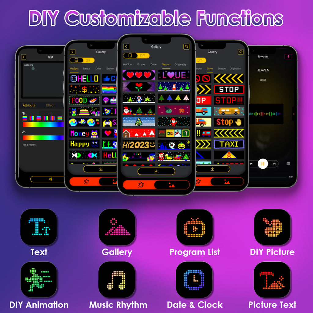 LED Matrix Devil Eyes