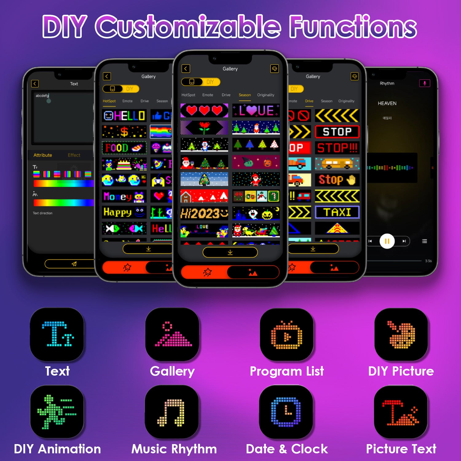 LED Matrix Devil Eyes