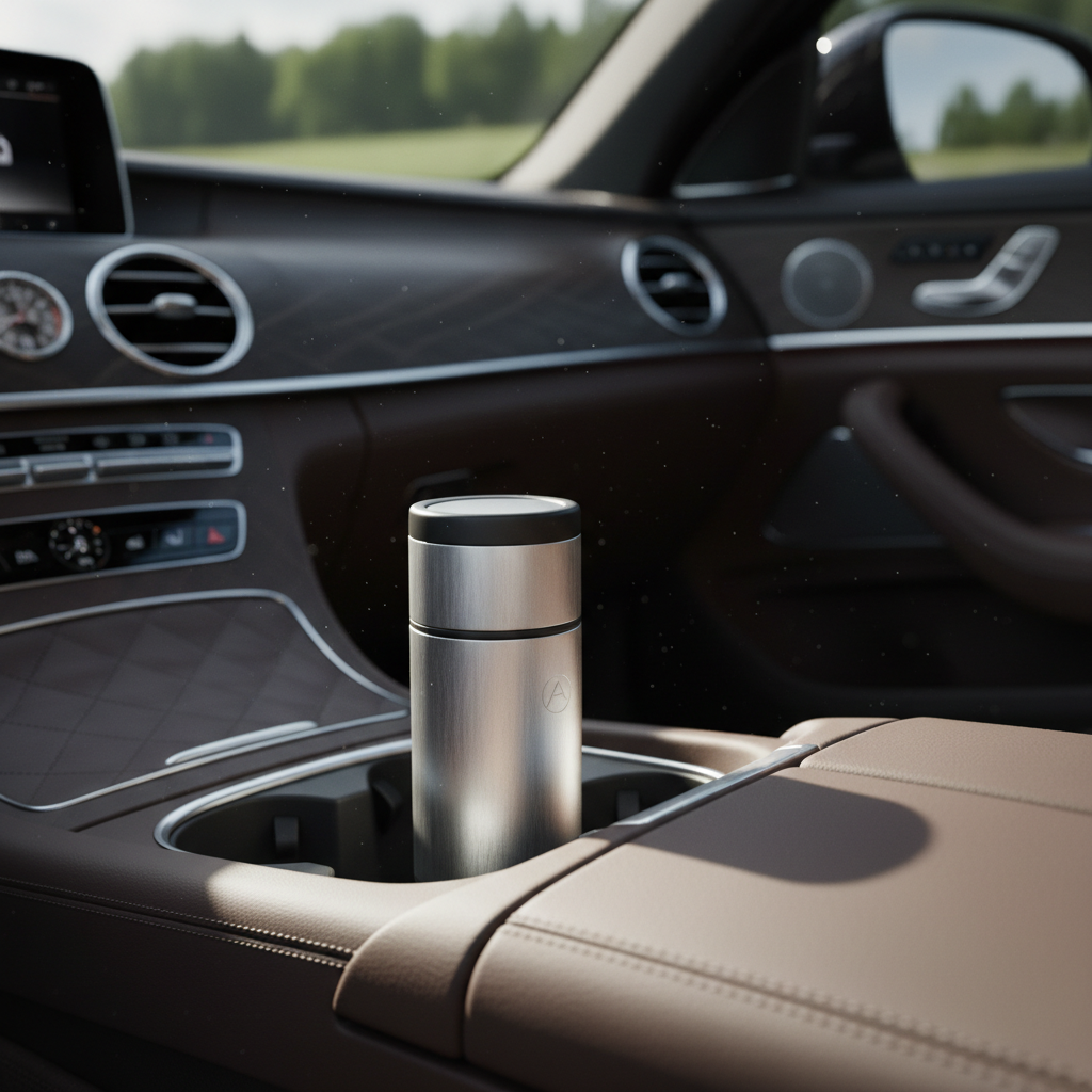 Premium Car Air Freshener in Luxury Interior